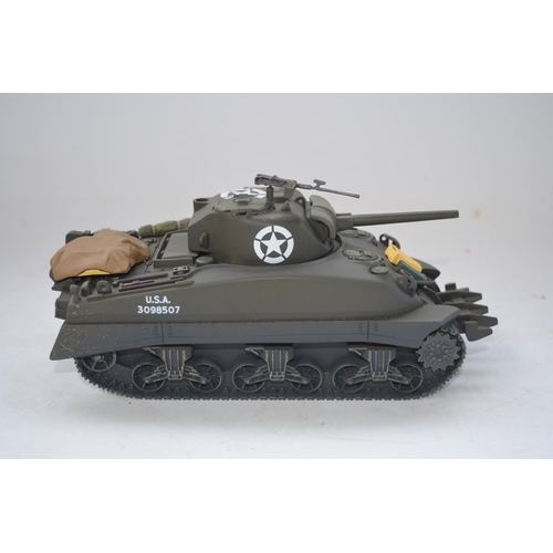 256 - Boxed Britain's US VE Day set (item no 41166) with Sherman tank, crew and liberated French civilians