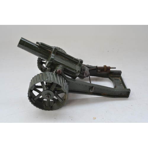 257 - Britain's 18in Howitzer (unboxed) and 18th Century Cannon (missing cannon balls) and a collection of... 