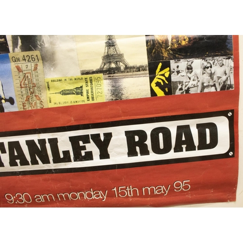 604 - Paul Weller Stanley Road release date poster for 9.30am Monday 15th May 1995, large poster, with pos... 