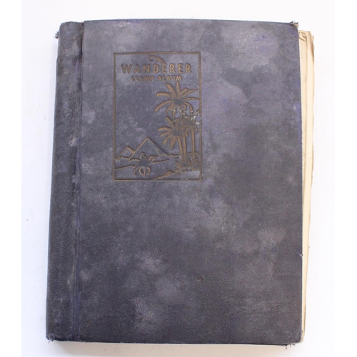 115 - Wanderer Stamp album c1940 well filled with world used and unused definitives, all mounted or hinged