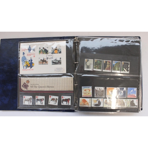 117 - Folder of Royal Mail Mint Stamp packs and FDCs, two folders of Royal Event commemorative mints