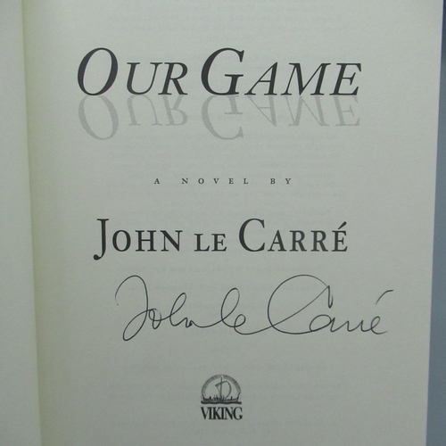 528 - Le Carre (John) Our Game, Viking Press, Canadian 1st Edition 1995, Signed, hardback with dust jacket