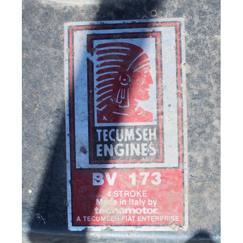 802 - Tecumseh engine 4 stroke petrol lawnmower (untested)