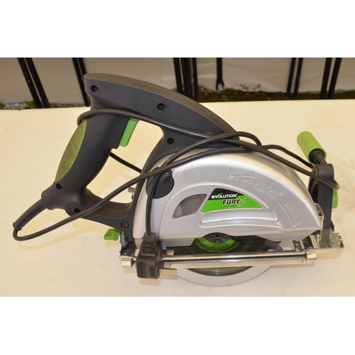 815 - Evolution Fury 1050W handheld circular saw