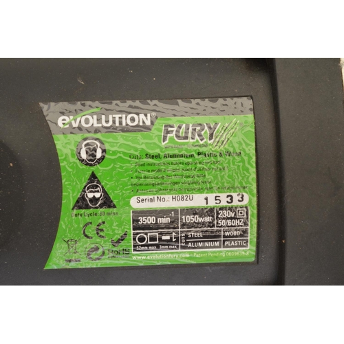 815 - Evolution Fury 1050W handheld circular saw