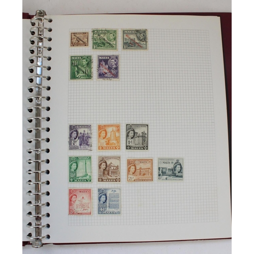 145 - Five albums of all world stamps, mostly used/hinged covering countries G to S including Germany, Mad... 