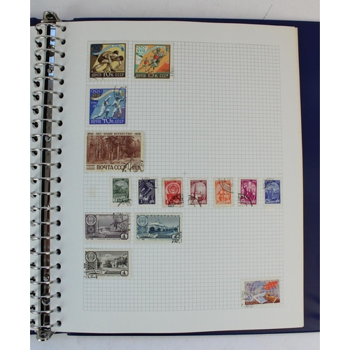 146 - Five albums of all world stamps, mostly used/hinged covering countries N to Z including New Zealand,... 