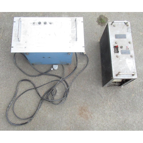 829 - Lan-Electronics Ltd. stabilised power supply unit LP.220R, Elliot PI unit transformer (both untested... 