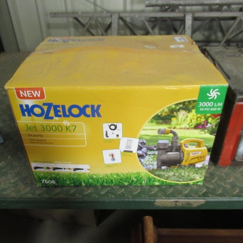 848 - Boxed as new Hozelock jet 3000 K7 Jet pump