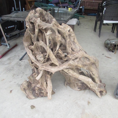 790 - Large weathered tree stump H90cm