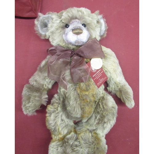 395 - Charlie Bears 'William III' teddy bear designed by Isabelle Lee, in lilac and brown tipped mohair, w... 