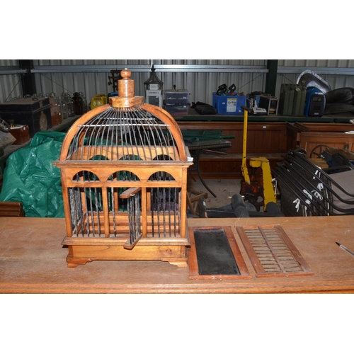 737 - Modern bird cage W36cm X D22cm X 55cm