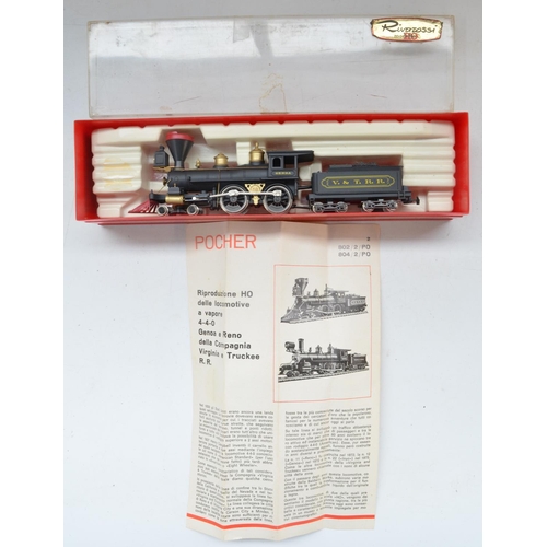 102 - Pocher 802/2 HO gauge electric 4-4-0 locomotive and tender 