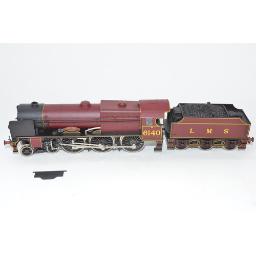 105 - Rivarossi 1350 HO gauge LMR 4-6-0 electric steam locomotive and tender 6140 