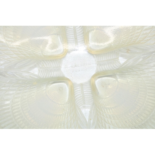 1102 - 1920's Rene Lalique 'Coquilles' opalescent glass circular bowl, centre engraved R. LALIQUE FRANCE, D... 