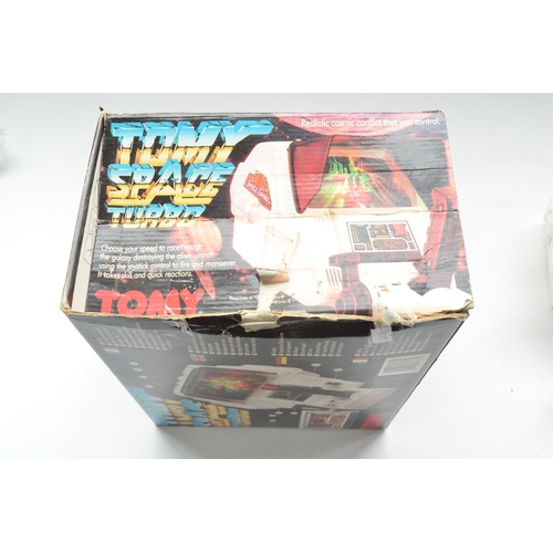 22 - Boxed Space Turbo vintage 1980s electronic game from Tomy. Tested and in partial working order, ligh... 