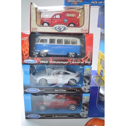43 - Collection of previously displayed diecast car models, various scales and  manufacturers. Includes b... 