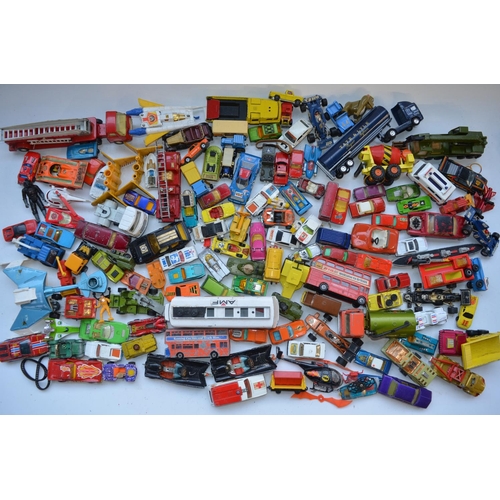 57 - Collection of used diecast vehicle models from Corgi, Dinky, Hotwheels, Matchbox etc including Corgi... 