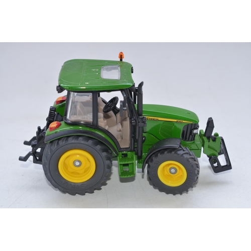 64 - Three 1/32 tractor models by Siku to include John Deere 5820, Fendt Farmer 308LS, Massey Ferguson MF... 