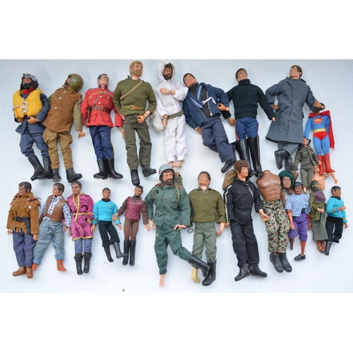 71 - Collection of Action Man figures including RAF pilot, and other figures from Star Trek and Planet Of... 