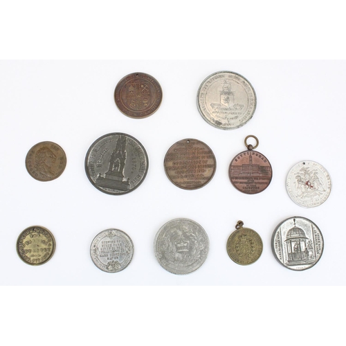 935 - C18th to early C20th provincial commemorative and Royalty related medallions inc. 1875 Prince and Pr... 