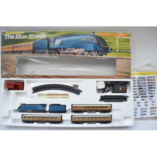 115 - Hornby The Blue Streak electric train set 