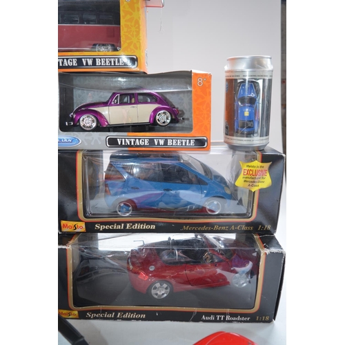 43 - Collection of previously displayed diecast car models, various scales and  manufacturers. Includes b... 