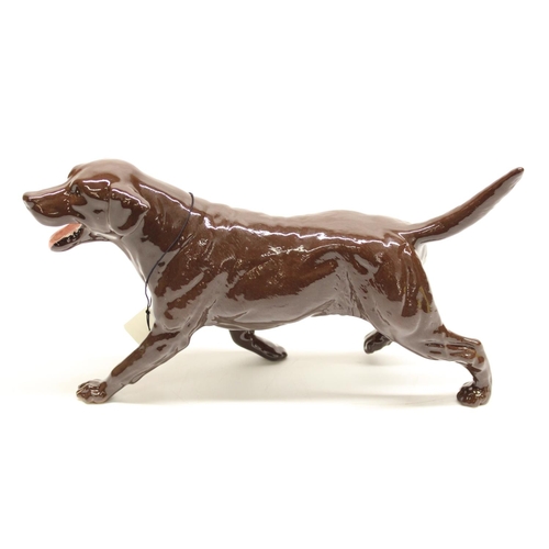 170 - Beswick Labrador, model #3062B, BCC Beswick Collectors Club 1993 limited edition of 93, chocolate br... 