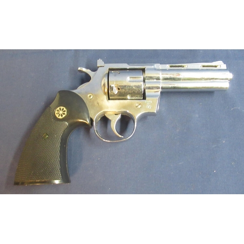 1329 - Phoenix Arms Nickel Python blank firing revolver (Restrictions apply)