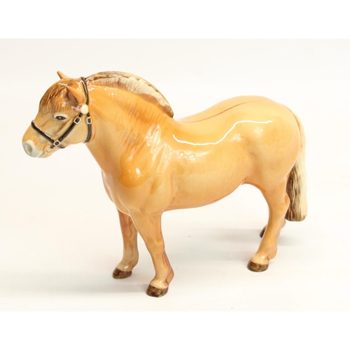 187 - Beswick dunn Norwegian Fjord horse, model #2282