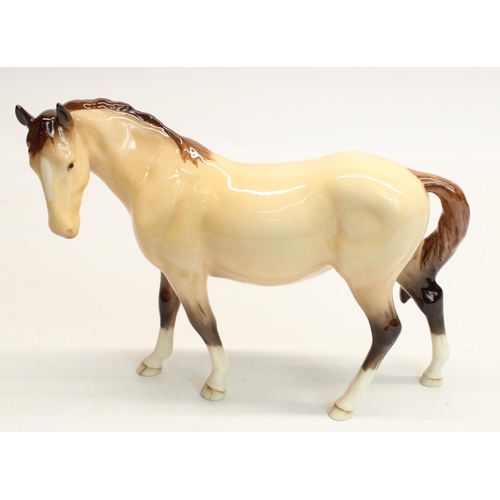 191 - Beswick dun coloured mare, BCC 1997, H17cm