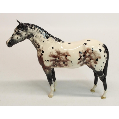 200 - Royal Doulton Appaloosa stallion, H20cm