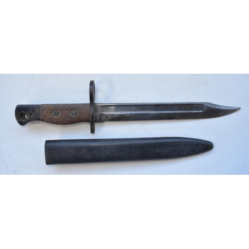 737 - British Army No5 Mk1 bayonet with scabbard