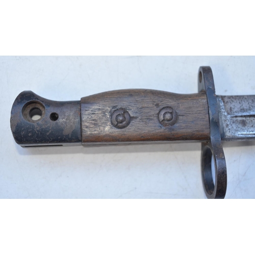 737 - British Army No5 Mk1 bayonet with scabbard