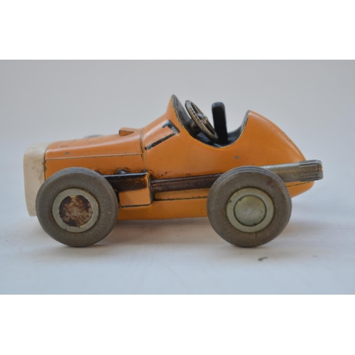 420 - Schuco West German made Micro Racer with key. Mechanism winds and holds tension with running lock en... 