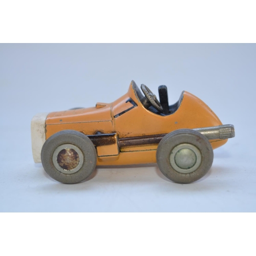 420 - Schuco West German made Micro Racer with key. Mechanism winds and holds tension with running lock en... 