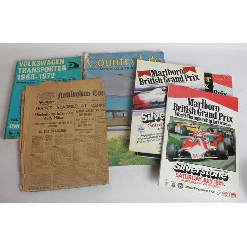 131 - Volkswagen Transporter 1968-1972 Owner’s Workshop Manual, Marlborough/John Player Grand Prix program... 