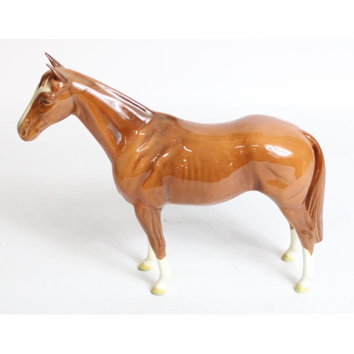 230 - Beswick Chestnut Imperial Horse model 1557