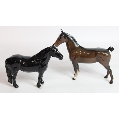 236 - Beswick Hackey Horse model 1361 and a Fell Pony model 1647