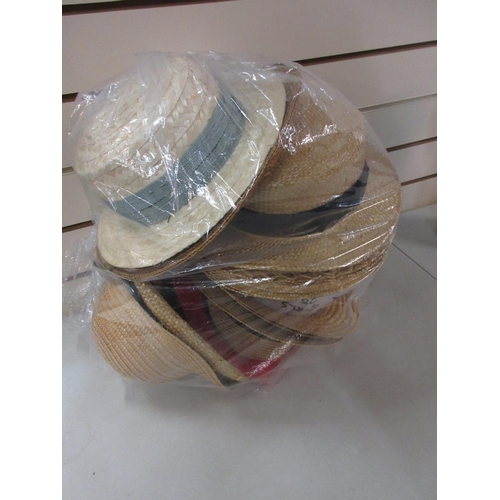 27 - Small size/girls' straw hats, approx. 14