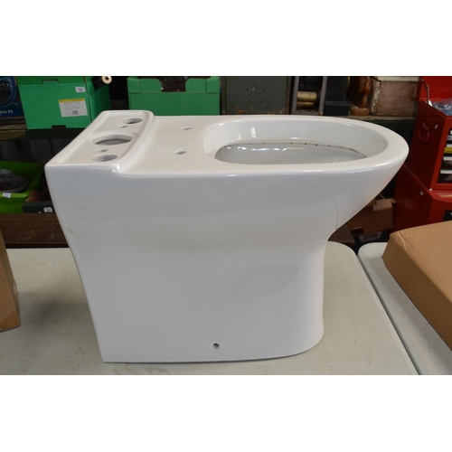 540 - Victoria Plum new unused and complete Fairbanks comfort toilet with cistern, seat and bowl