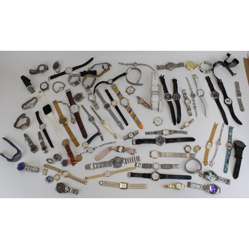 68 - Large selection of quartz, automatic and other wristwatches