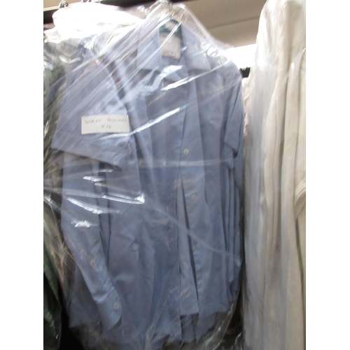 300 - WRAF blue blouses (4), men's short white jackets (4), men's short waisted white jackets (4) and stri... 