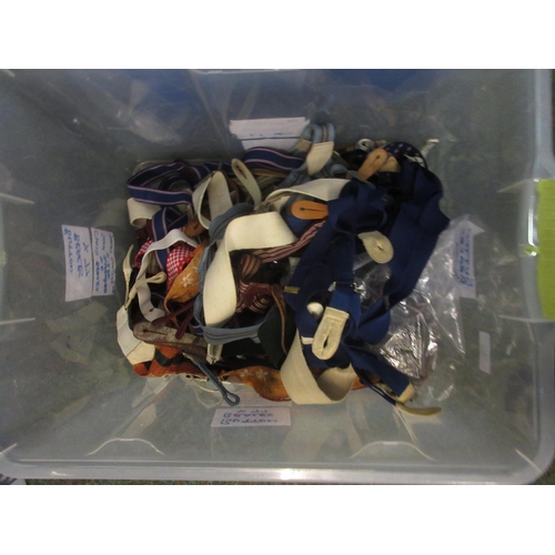 320 - Large collection of men's trouser braces (over 100 in 2 boxes)