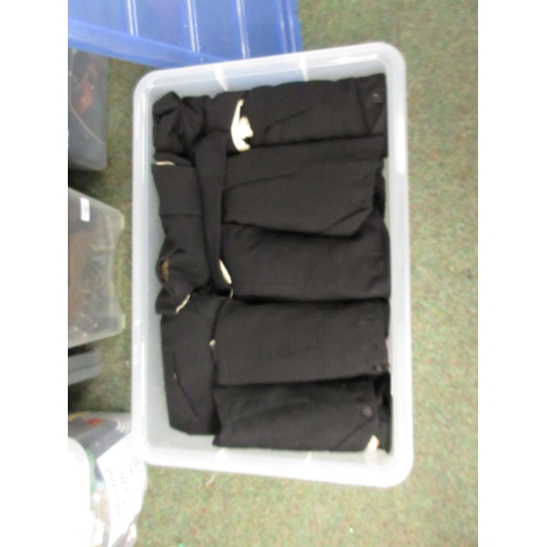 340 - Collection of men's black evening waistcoats (1 box)