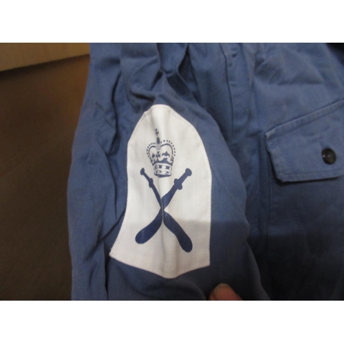 816 - Collection of blue Navy shirts (1 bag)