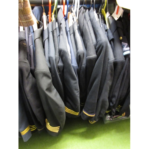 828 - Blue/black Navy and RAF jackets, approx.24