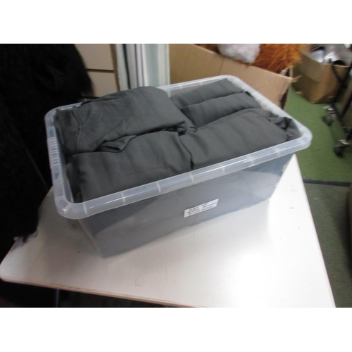 678 - Grey school pinafores, adults sizes (1 box)