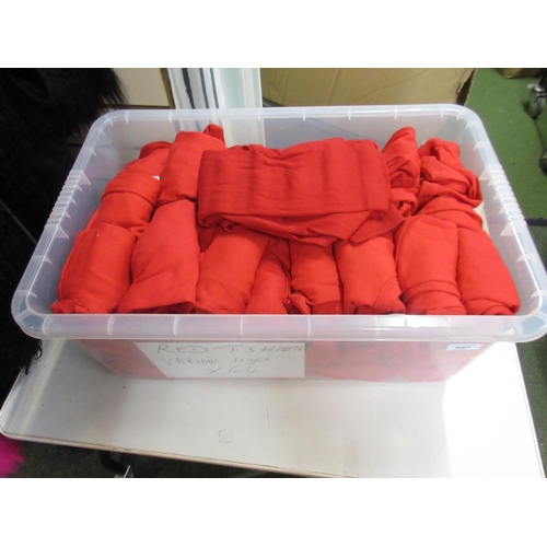 687 - Red tops, various sizes (1 box)