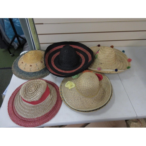 102 - Mexican style straw hats (7)